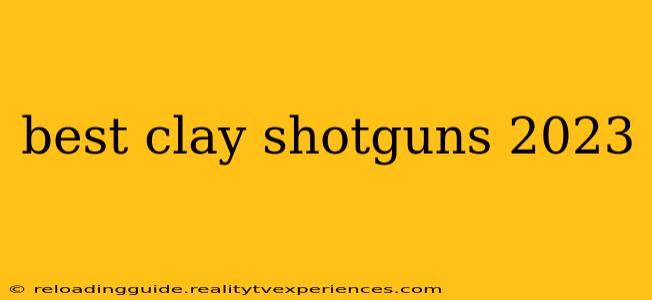 best clay shotguns 2023