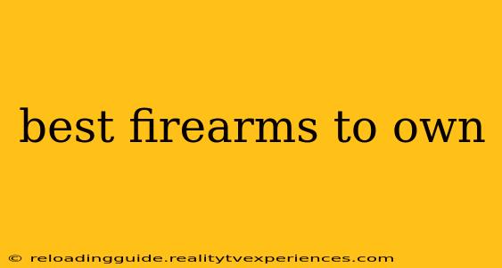 best firearms to own