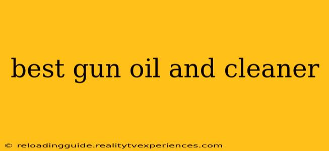 best gun oil and cleaner