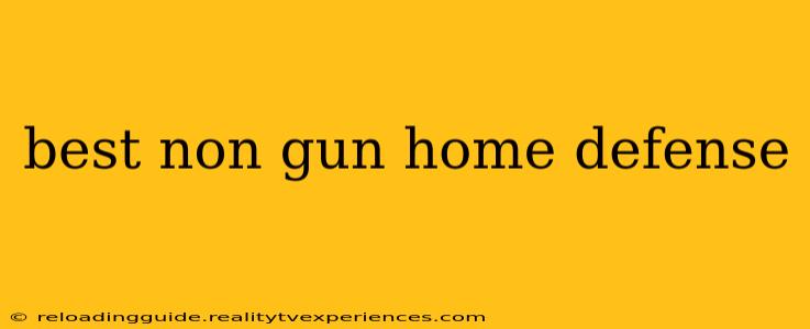 best non gun home defense