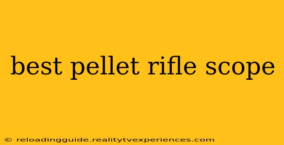 best pellet rifle scope