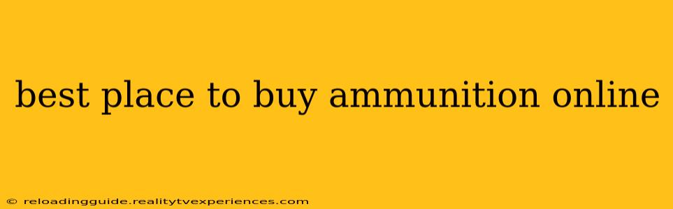 best place to buy ammunition online