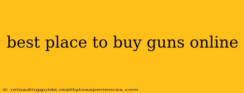 best place to buy guns online