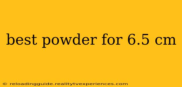 best powder for 6.5 cm