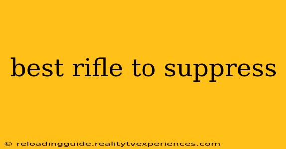 best rifle to suppress