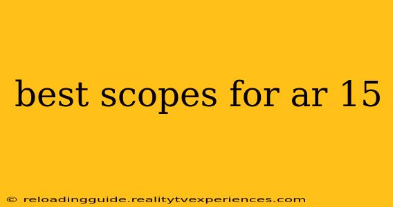 best scopes for ar 15