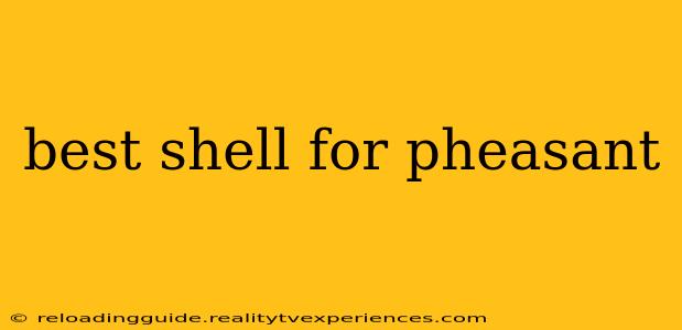 best shell for pheasant