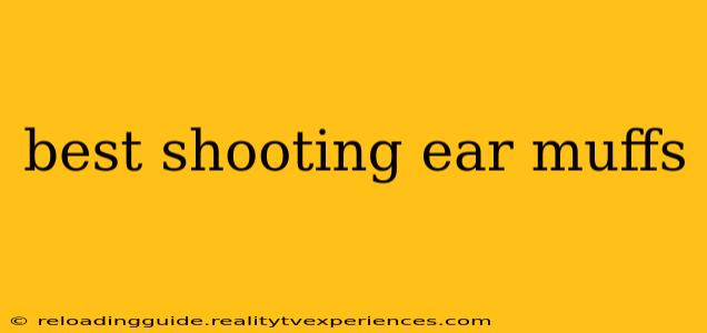 best shooting ear muffs