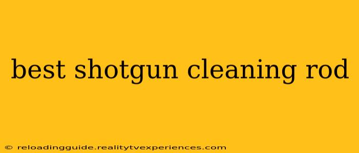 best shotgun cleaning rod