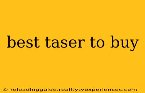 best taser to buy