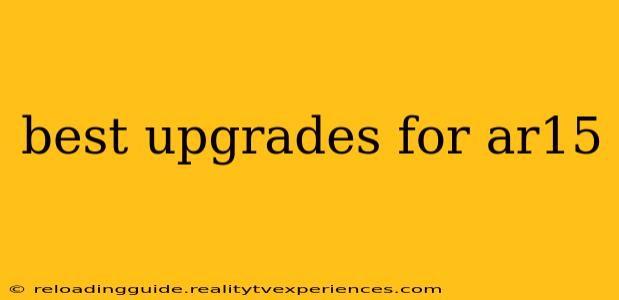 best upgrades for ar15