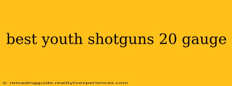 best youth shotguns 20 gauge