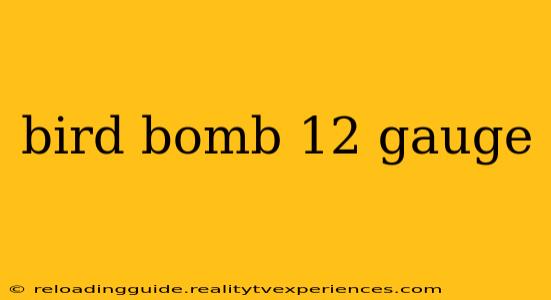 bird bomb 12 gauge