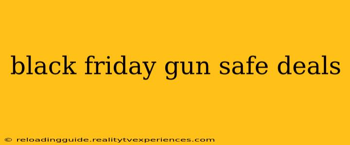 black friday gun safe deals