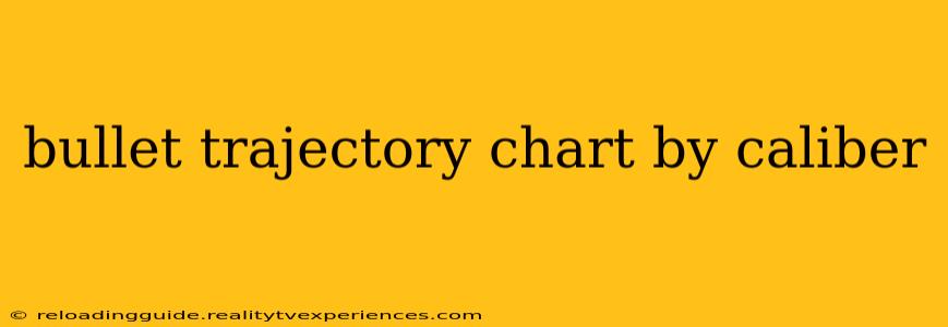 bullet trajectory chart by caliber