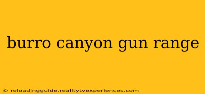 burro canyon gun range