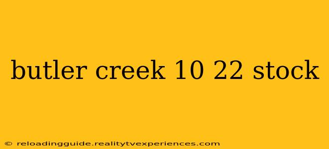 butler creek 10 22 stock