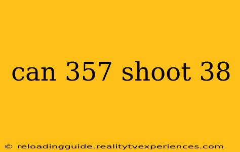 can 357 shoot 38