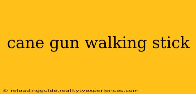 cane gun walking stick