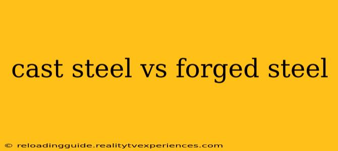 cast steel vs forged steel