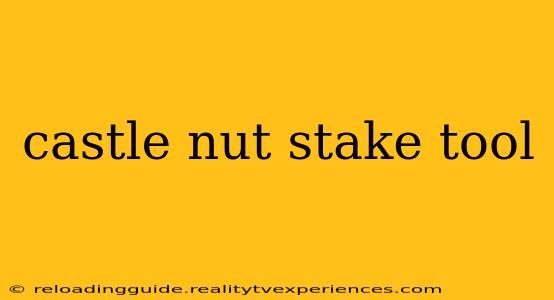 castle nut stake tool