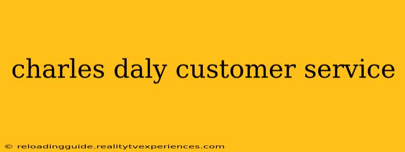 charles daly customer service