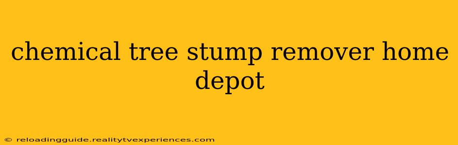 chemical tree stump remover home depot