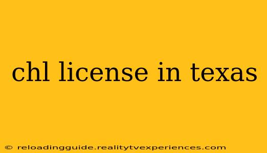 chl license in texas