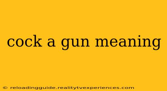 cock a gun meaning