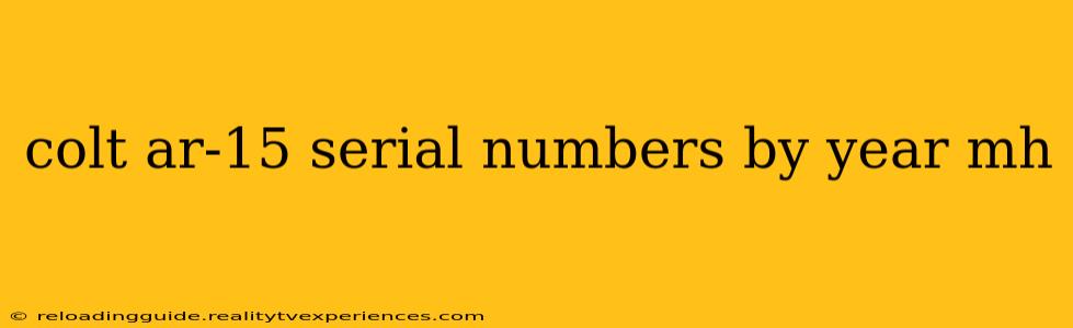 colt ar-15 serial numbers by year mh