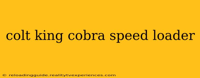 colt king cobra speed loader