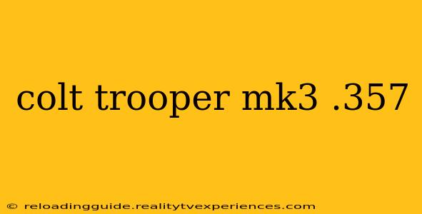 colt trooper mk3 .357