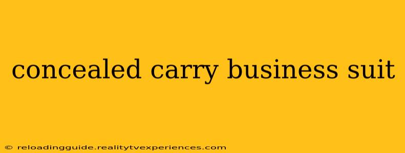 concealed carry business suit