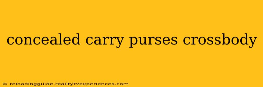 concealed carry purses crossbody