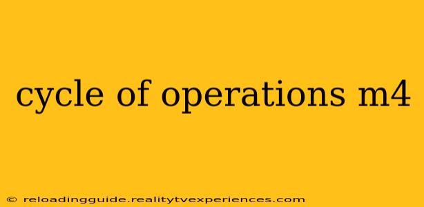 cycle of operations m4