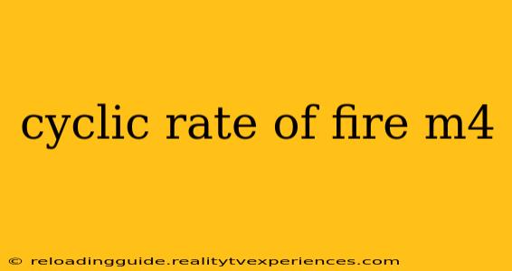 cyclic rate of fire m4