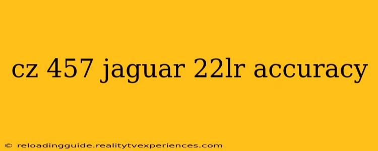 cz 457 jaguar 22lr accuracy