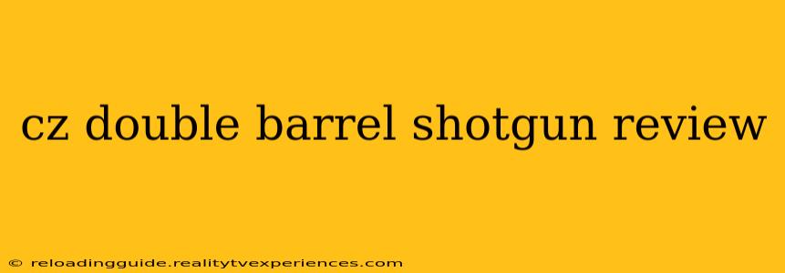 cz double barrel shotgun review