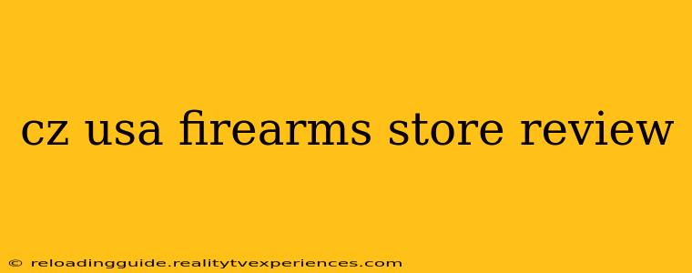 cz usa firearms store review