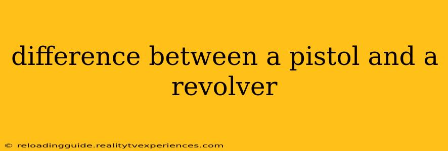 difference between a pistol and a revolver