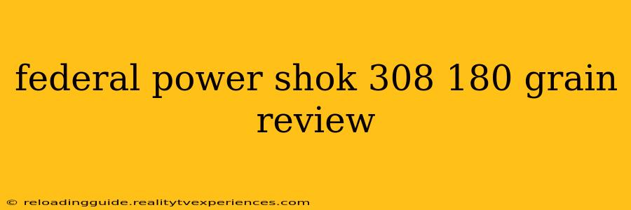 federal power shok 308 180 grain review