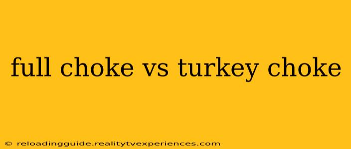 full choke vs turkey choke