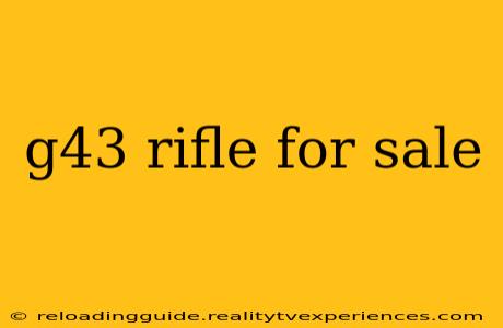 g43 rifle for sale