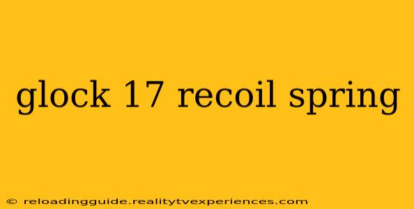 glock 17 recoil spring