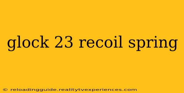 glock 23 recoil spring