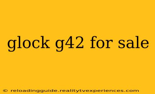 glock g42 for sale