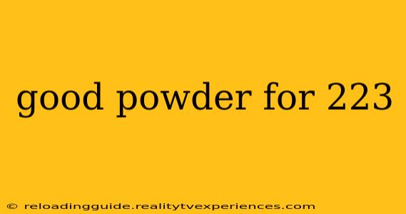 good powder for 223