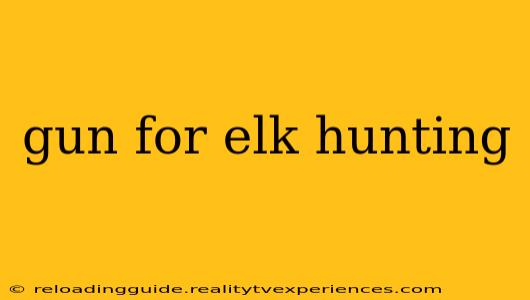 gun for elk hunting