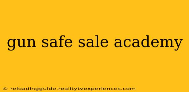 gun safe sale academy