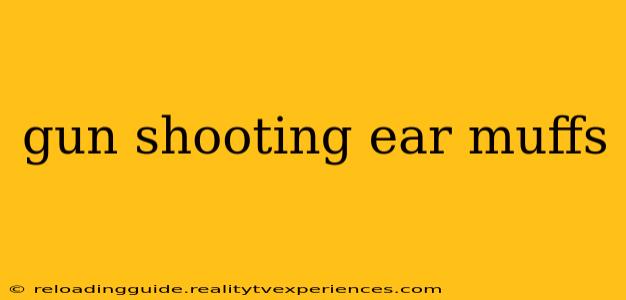 gun shooting ear muffs